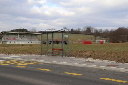 Nov nadstrešek za avtobusno postajališče v Šalovcih 1